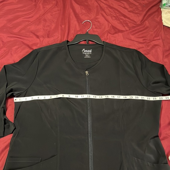Smart By Maevn Women’s 3 Pockets Scrub Full Zipper Top Nurse XL, NWT - Picture 11 of 15
